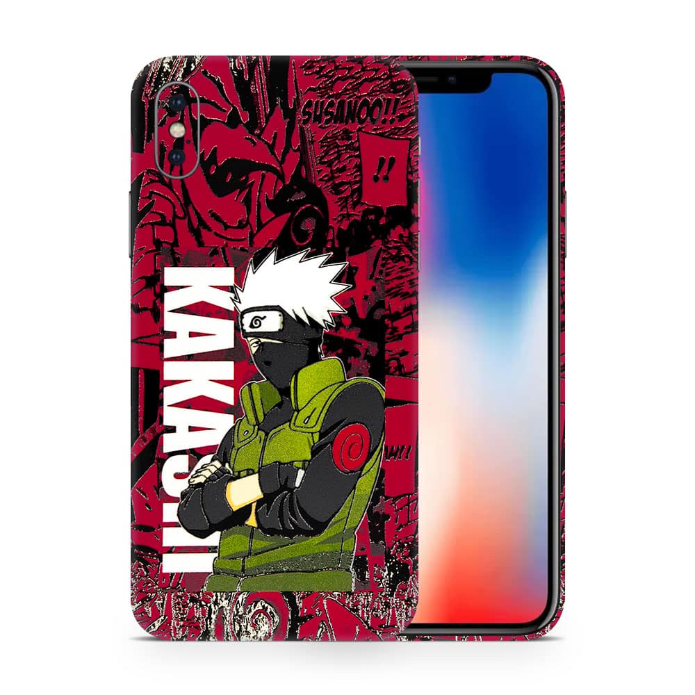 Iphone x kakashi sensei 3d skin wrapitskin