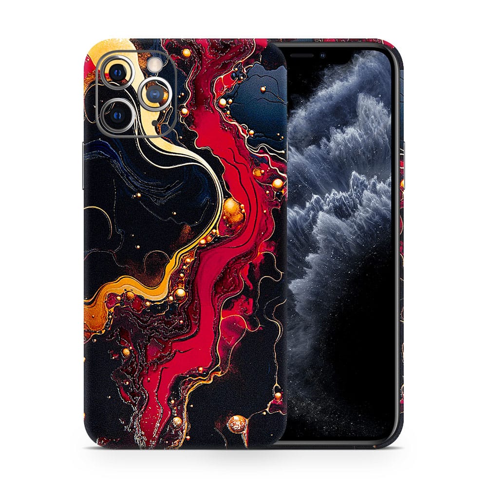 Iphone 11 pro max volcanic vibe 3d skin wrapitskin