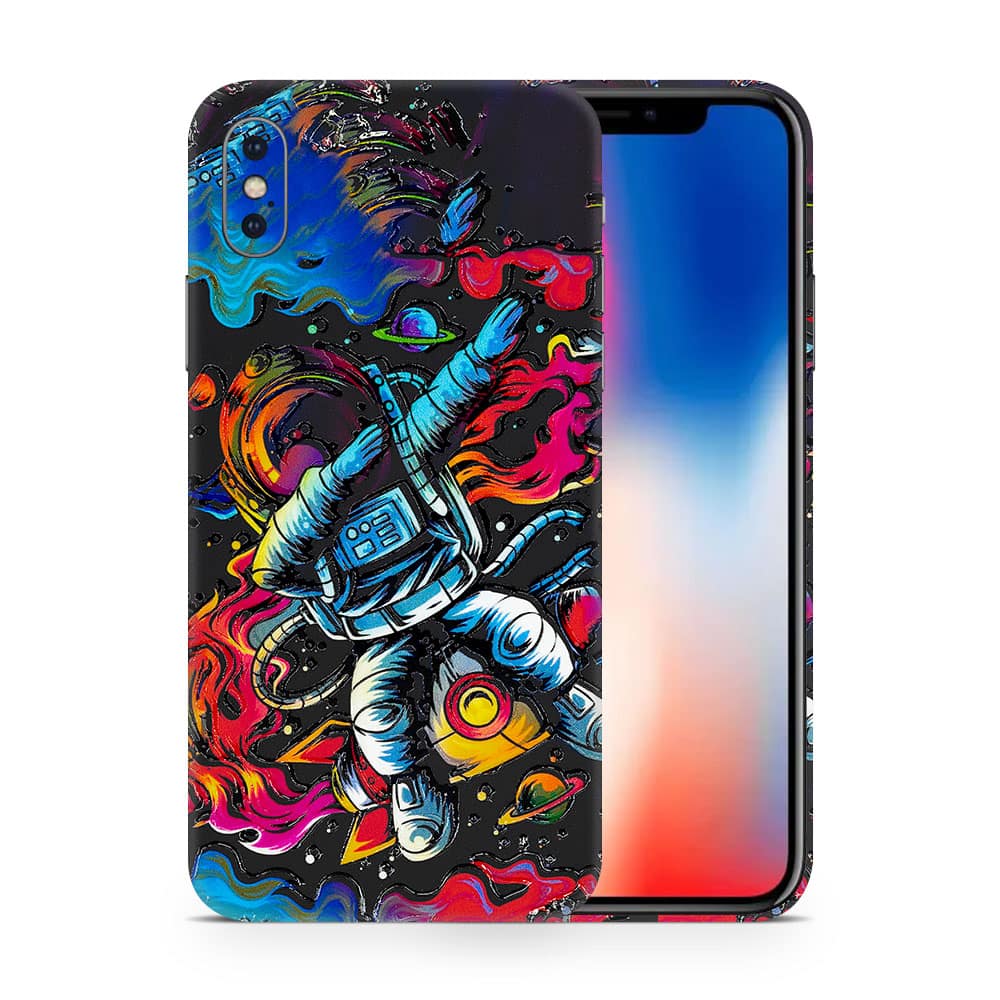 Iphone x trippy astronaut 3d skin wrapitskin