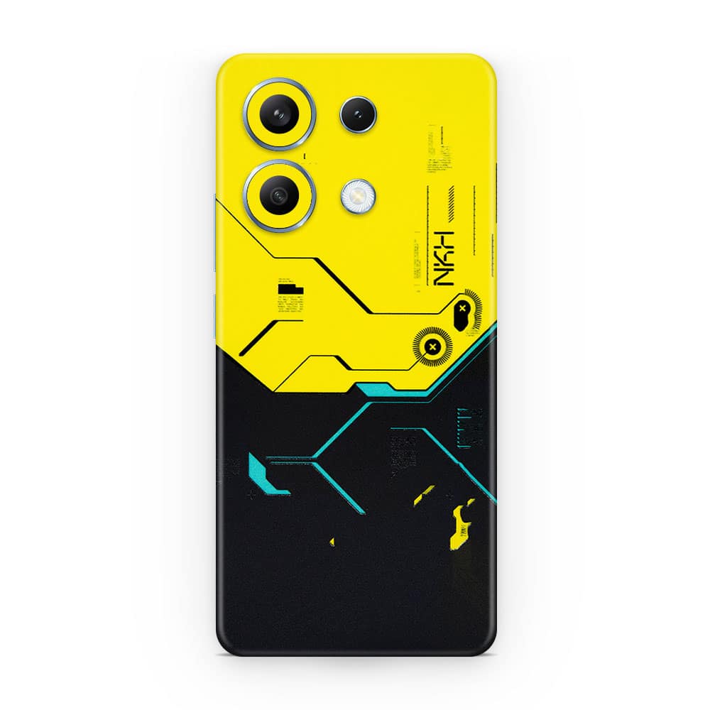 Redmi note 13 4g cyberpunk city 3d skin wrapitskin