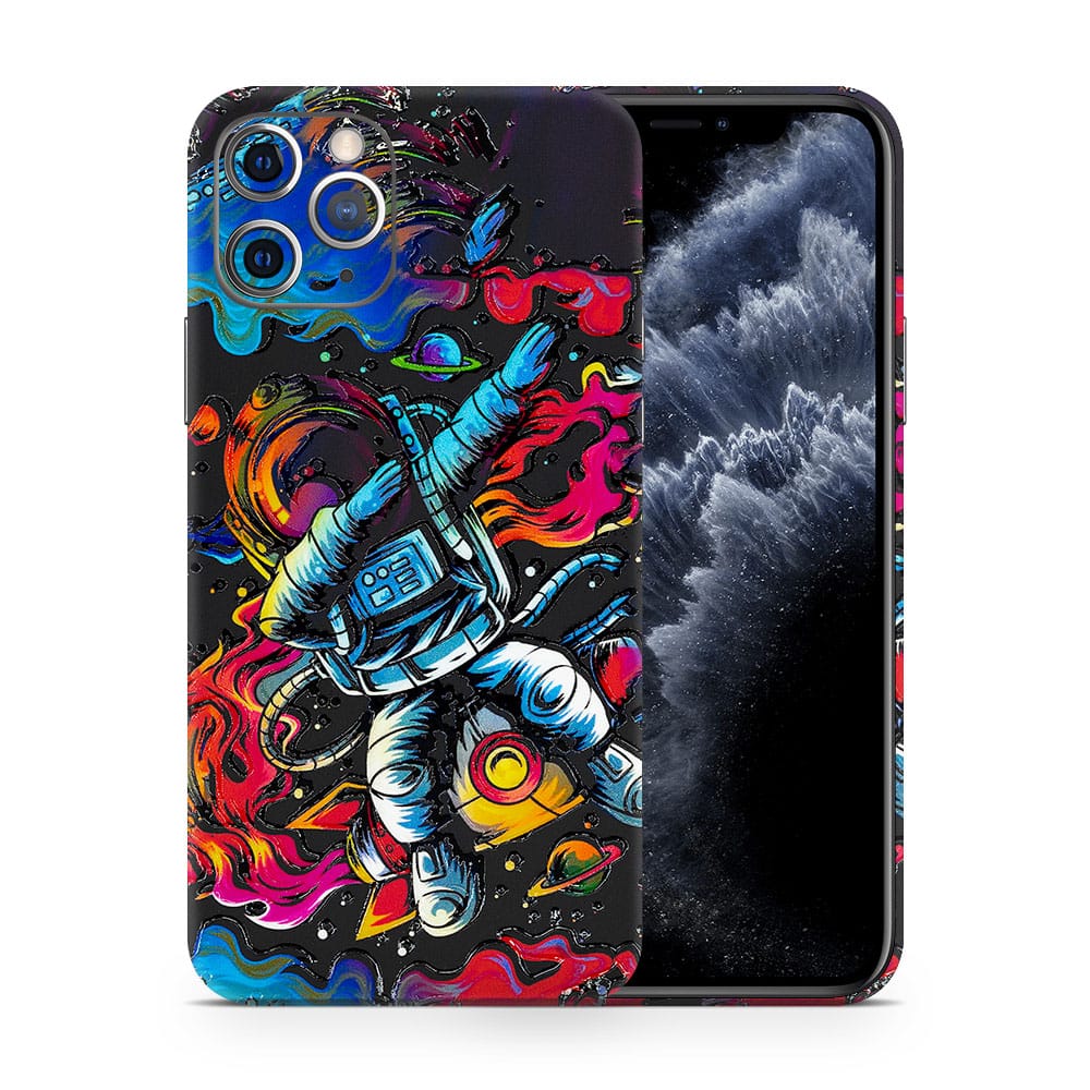 Iphone 11 pro max trippy astronaut 3d skin wrapitskin