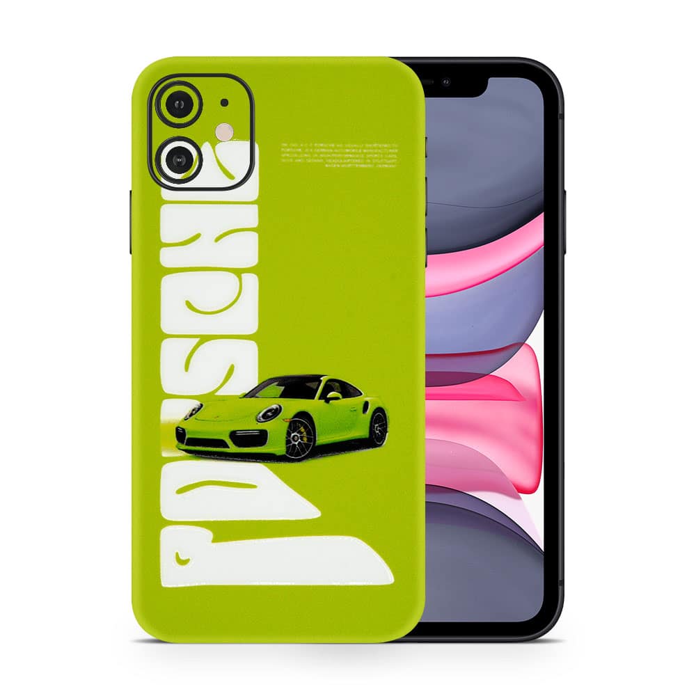 Iphone 11 911 turbo 3d skin wrapitskin