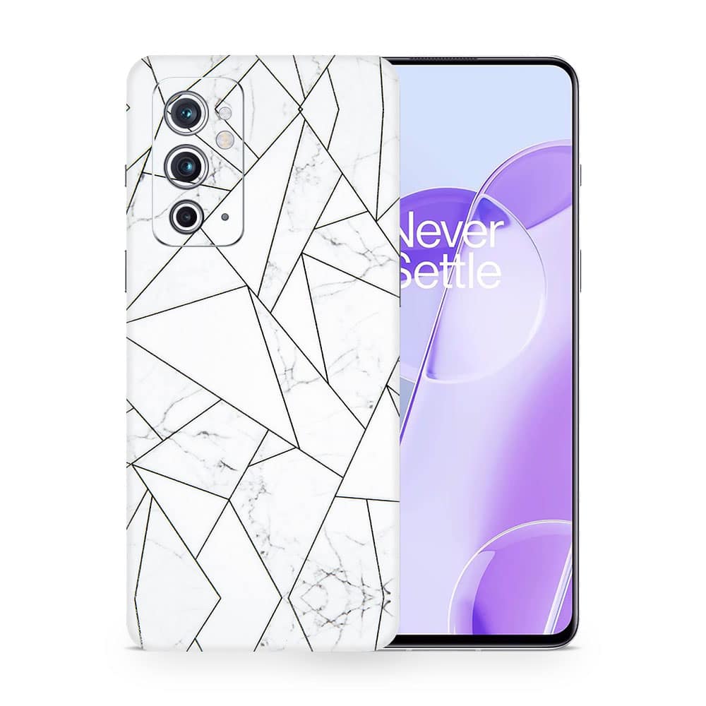 Oneplus 9rt marble grid 3d skin wrapitskin