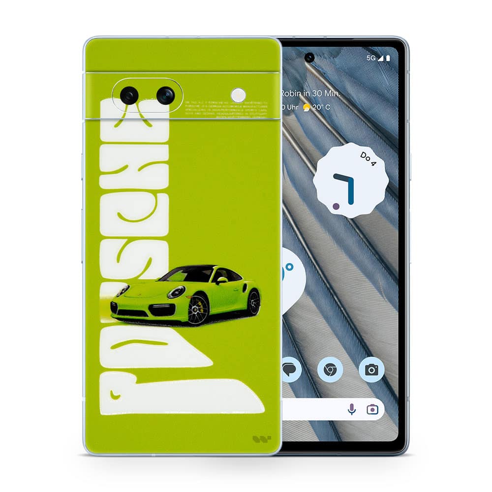 Pixel 7a 911 turbo 3d skin wrapitskin