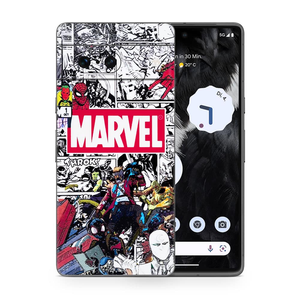 Pixel 7 marvel universe 3d skin wrapitskin