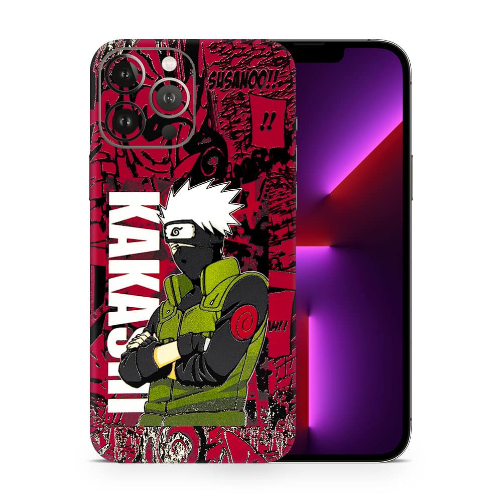Iphone 13 pro max kakashi sensei 3d skin wrapitskin