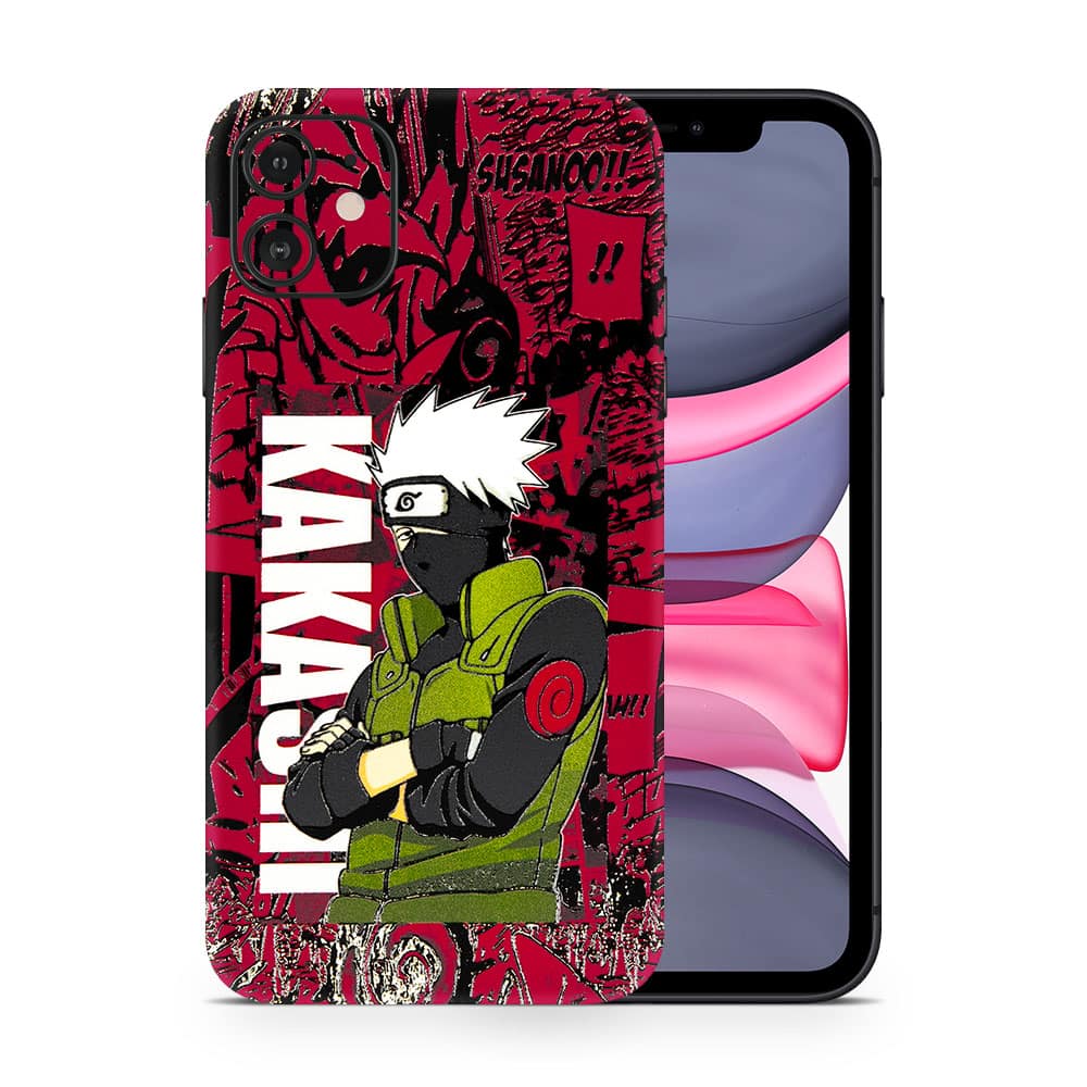 Iphone 11 kakashi sensei 3d skin wrapitskin