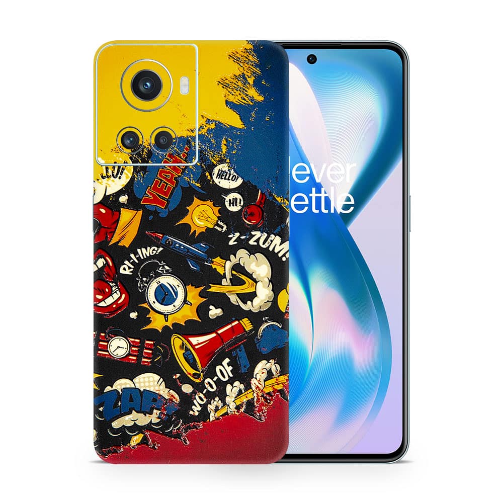 Oneplus 10r pop art 3d skin wrapitskin