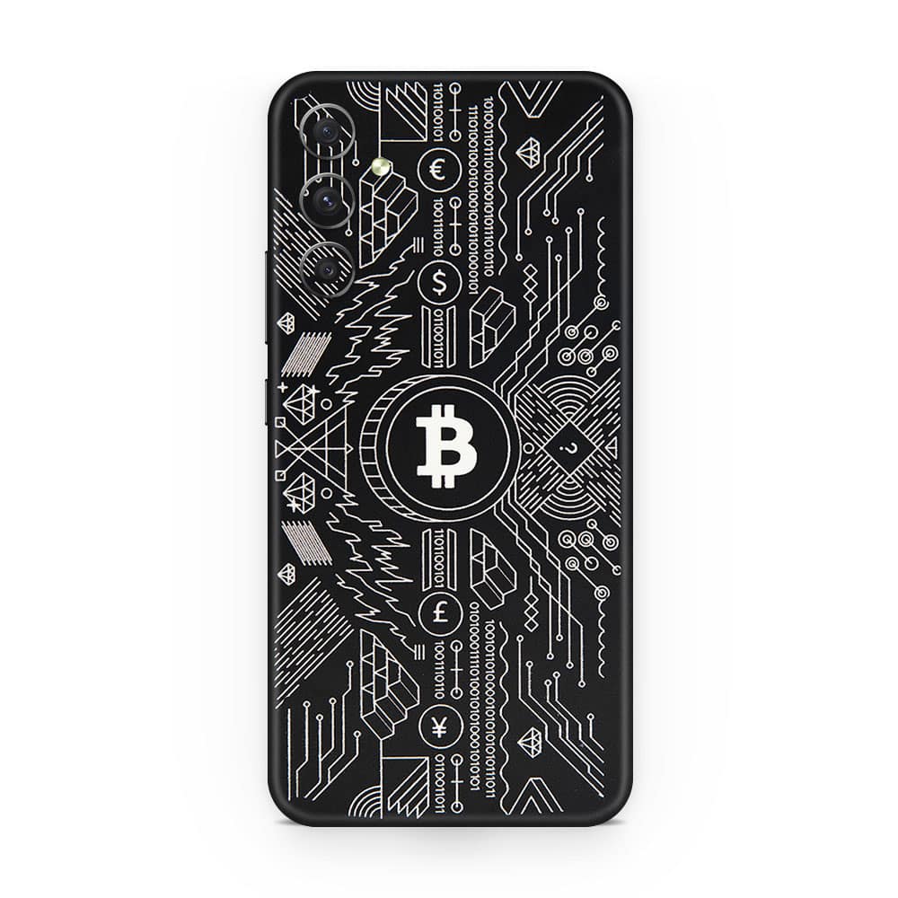 Galaxy a54 bitcoin 3d skin wrapitskin