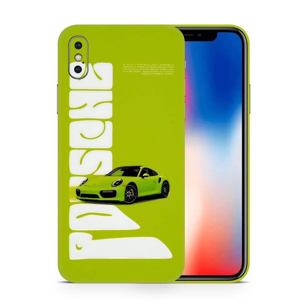Iphone x 911 turbo 3d skin wrapitskin