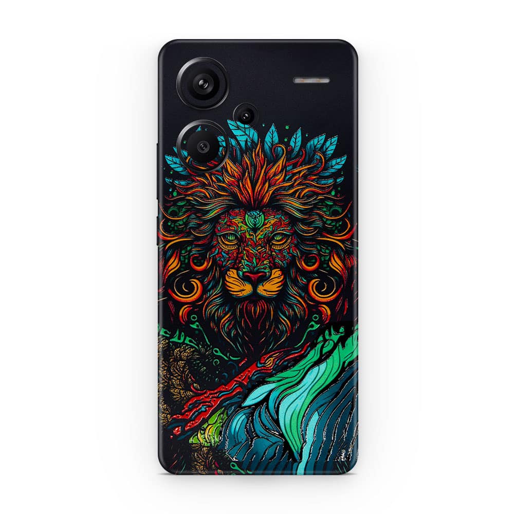 Redmi note 13 pro plus fierce lion 3d skin wrapitskin