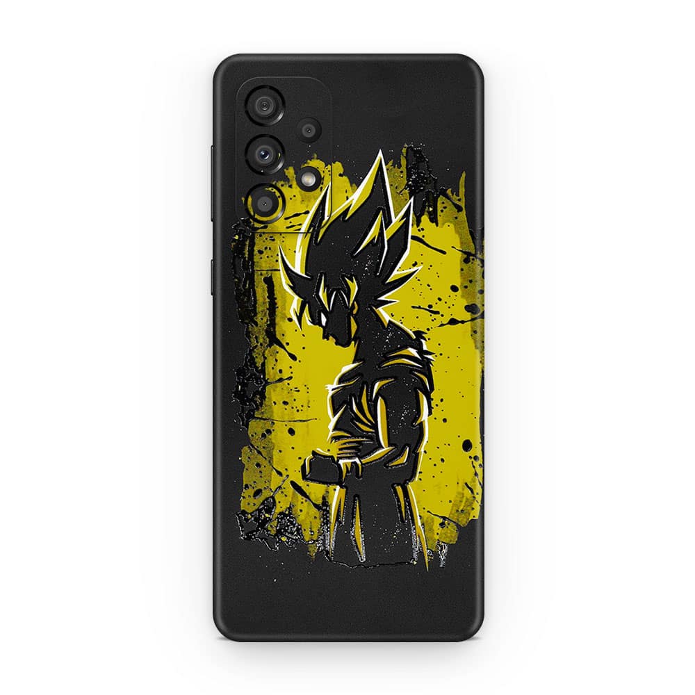 Galaxy a73 5g goku spirit 3d skin wrapitskin