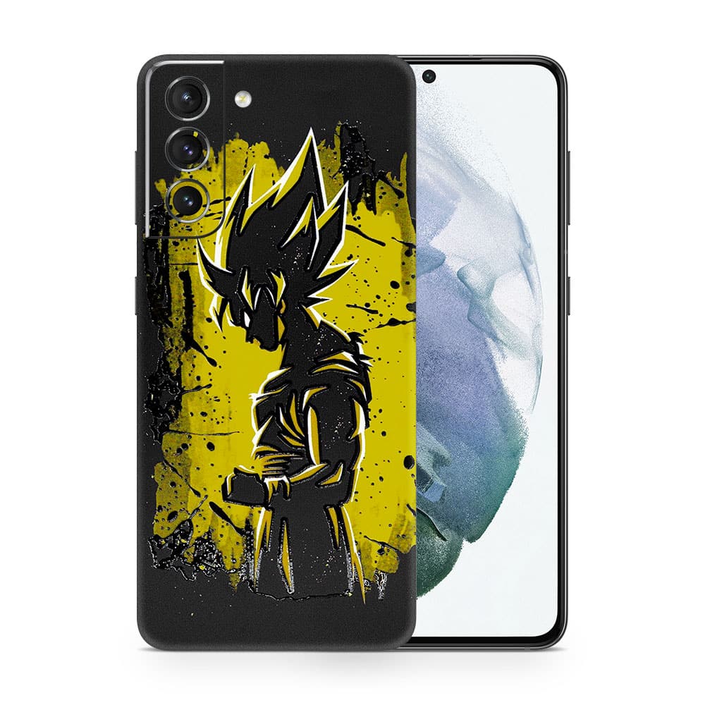 Galaxy s21 plus goku spirit 3d skin wrapitskin