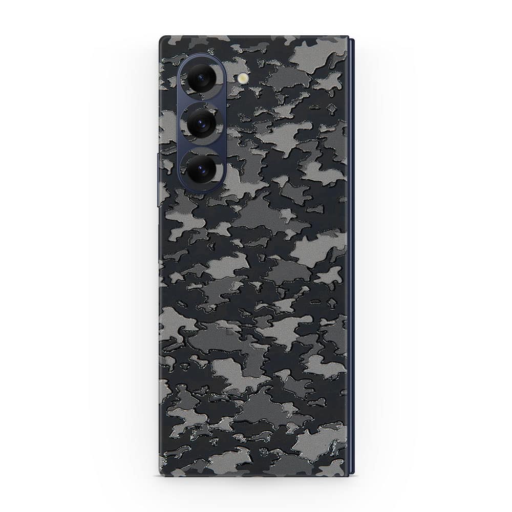 Galaxy z fold 6 military camo 3d skin wrapitskin