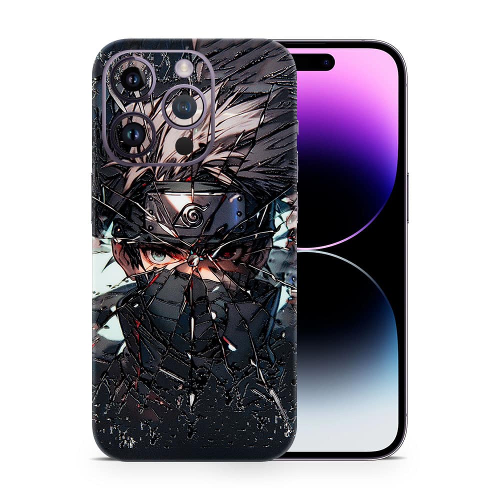 Iphone 14 pro max broken hero 3d skin wrapitskin