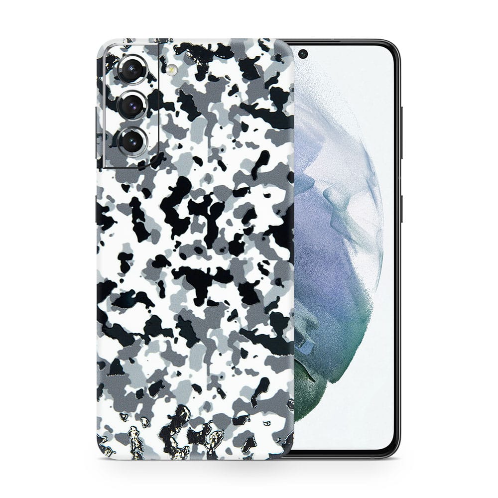 Galaxy s21 plus snow camo 3d skin wrapitskin