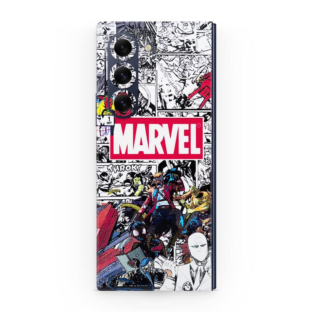 Galaxy z fold 6 marvel universe 3d skin wrapitskin