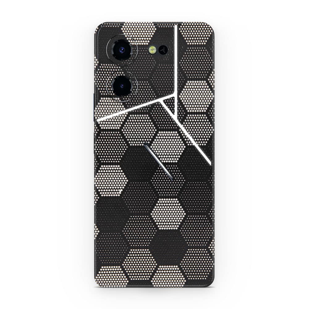 Pova 5 pro 5g optic hive 3d skin wrapitskin