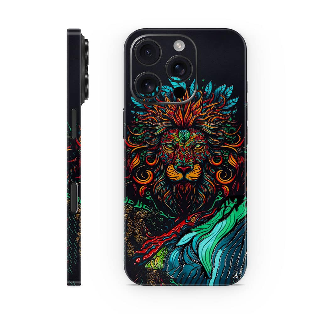 Iphone 16 pro fierce lion 3d skin wrapitskin