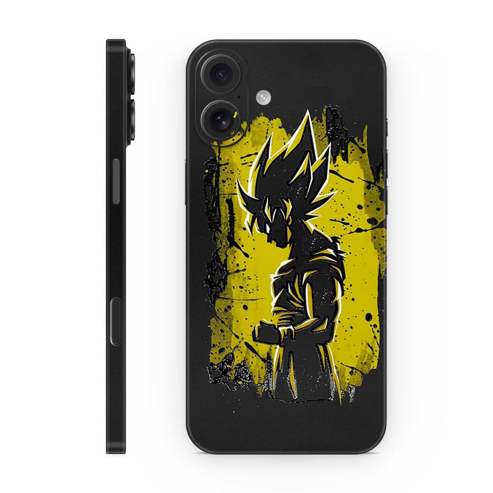 Iphone 16 goku spirit 3d skin wrapitskin