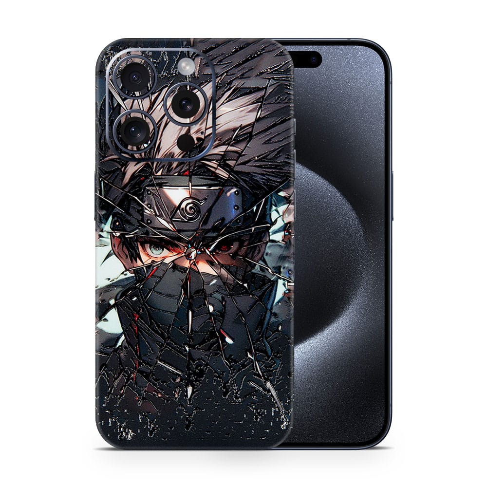 Iphone 15 pro broken hero 3d skin wrapitskin