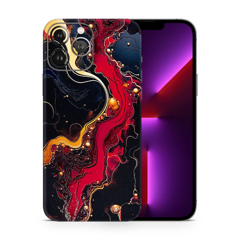 Iphone 13 pro max volcanic vibe 3d skin wrapitskin