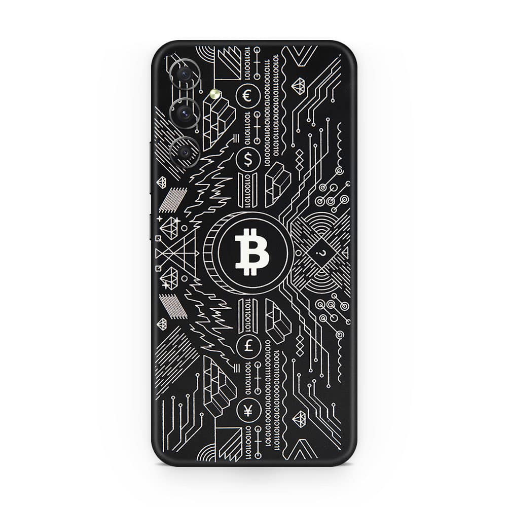 Galaxy a34 bitcoin 3d skin wrapitskin