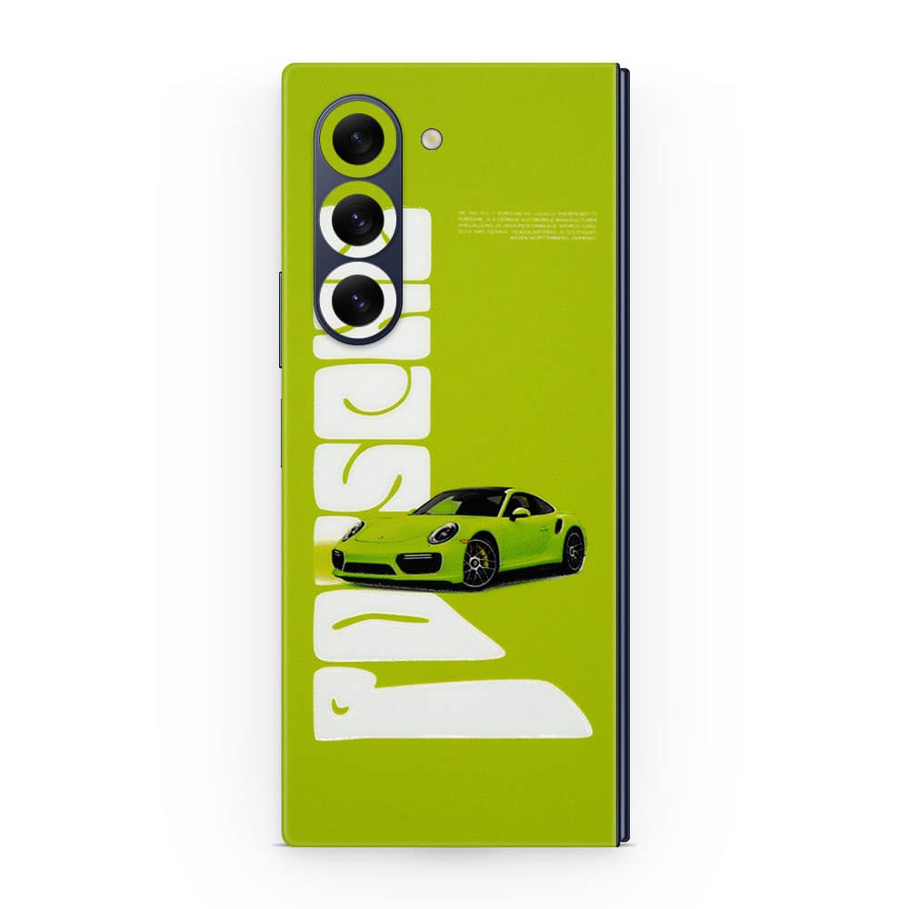 Galaxy z fold 6 911 turbo 3d skin wrapitskin