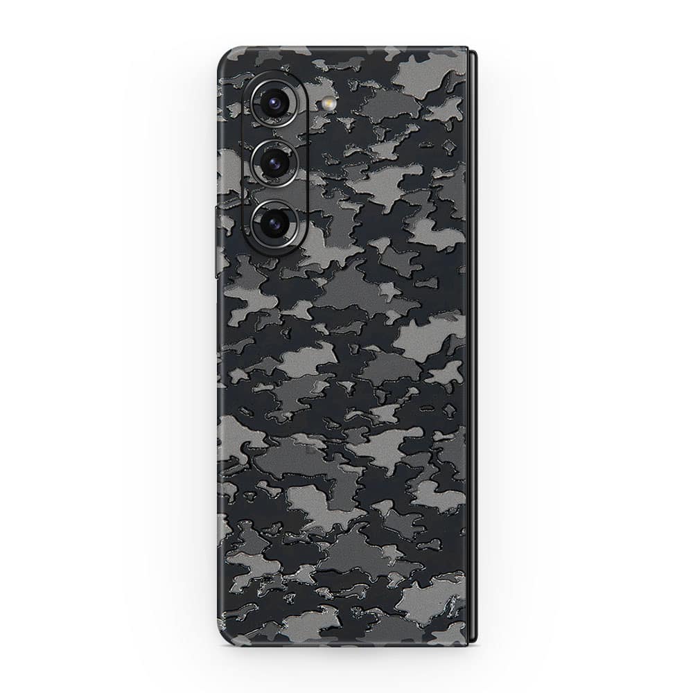 Galaxy z fold 5 military camo 3d skin wrapitskin