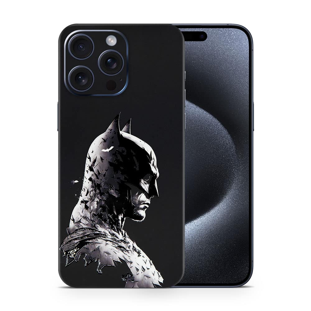 Iphone 15 pro max dark knight 3d skin wrapitskin