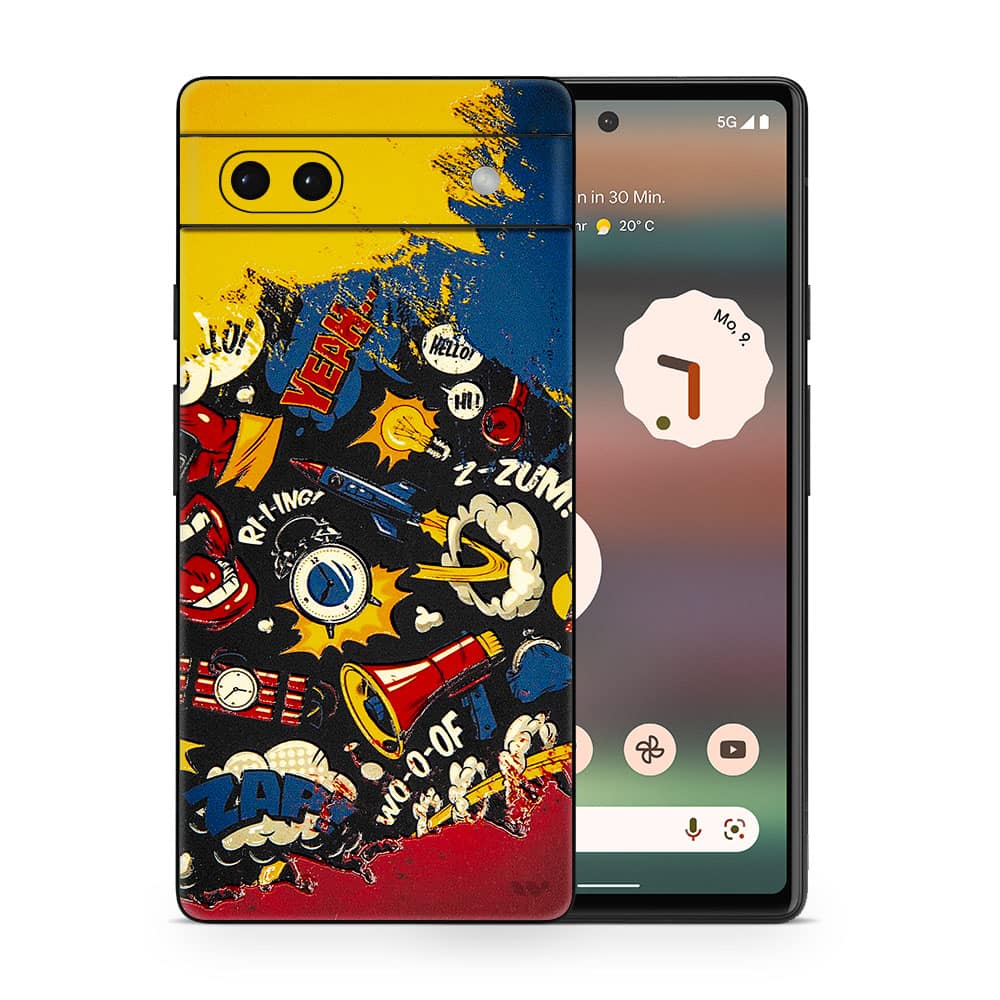 Pixel 6a pop art 3d skin wrapitskin