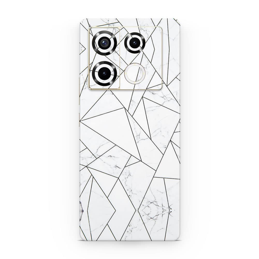 Infinix note 40 pro 5g marble grid 3d skin wrapitskin