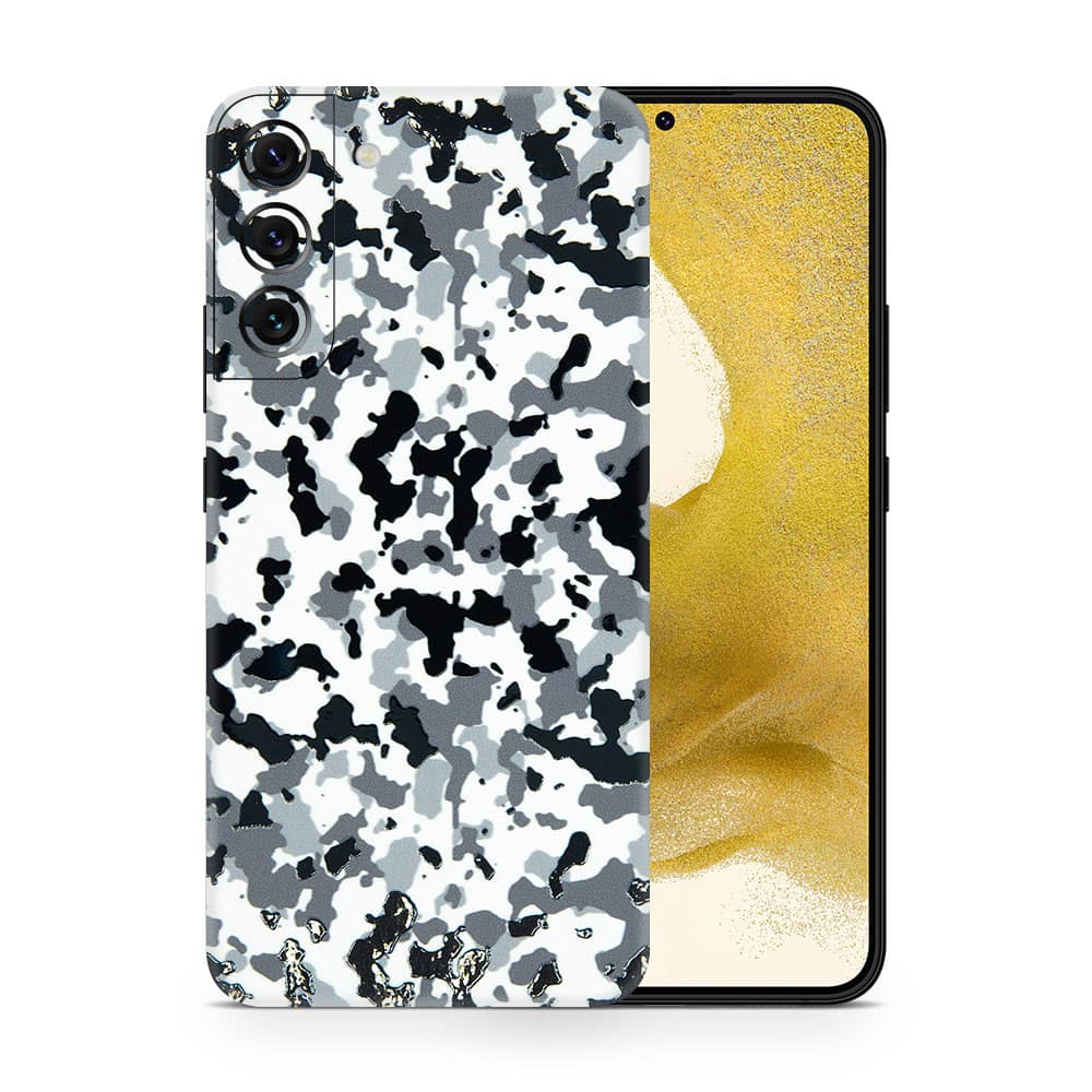 Galaxy s22 snow camo 3d skin wrapitskin