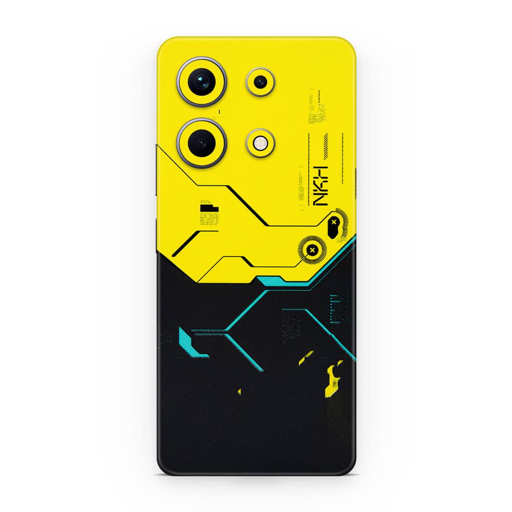 Infinix note 30 cyberpunk city 3d skin wrapitskin