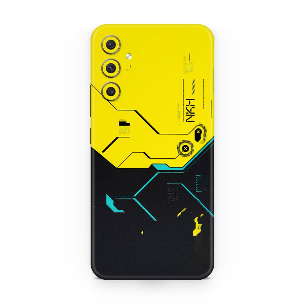 Galaxy a15 cyberpunk city 3d skin wrapitskin