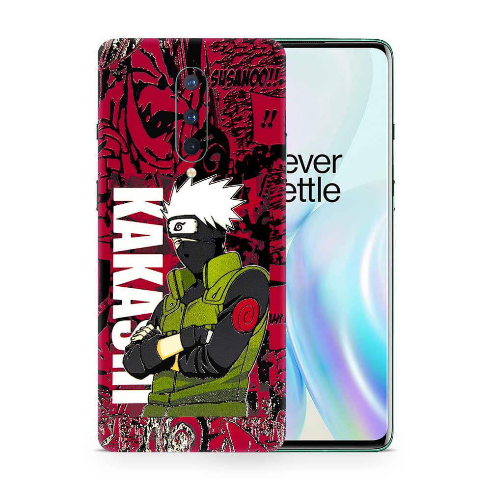 Oneplus 8 uw 5g kakashi sensei 3d skin wrapitskin