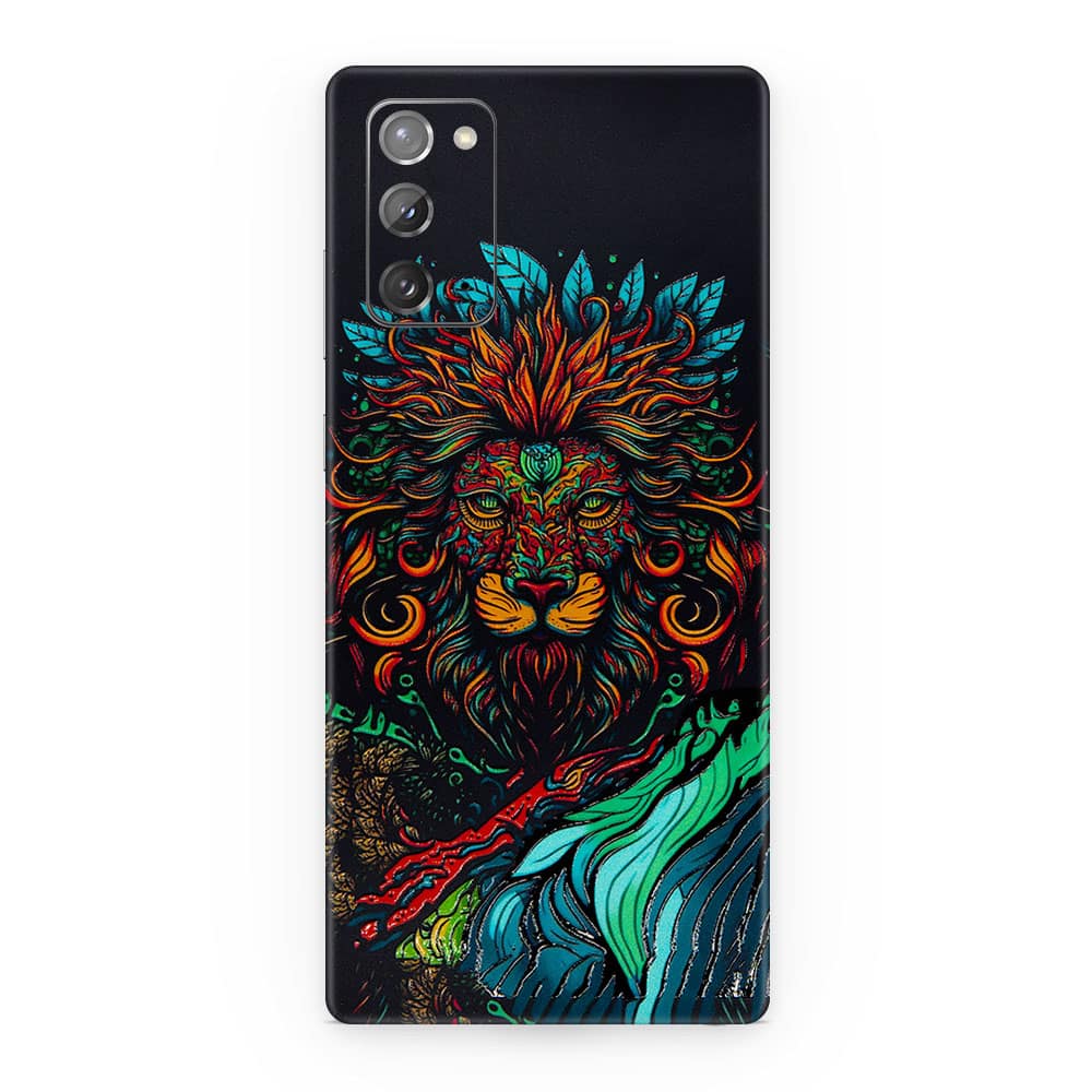 Galaxy note 20 fierce lion 3d skin wrapitskin