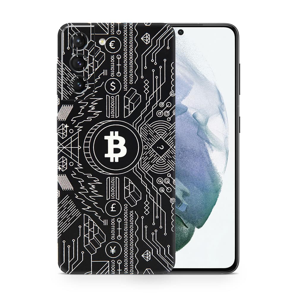 Galaxy s21 bitcoin 3d skin wrapitskin