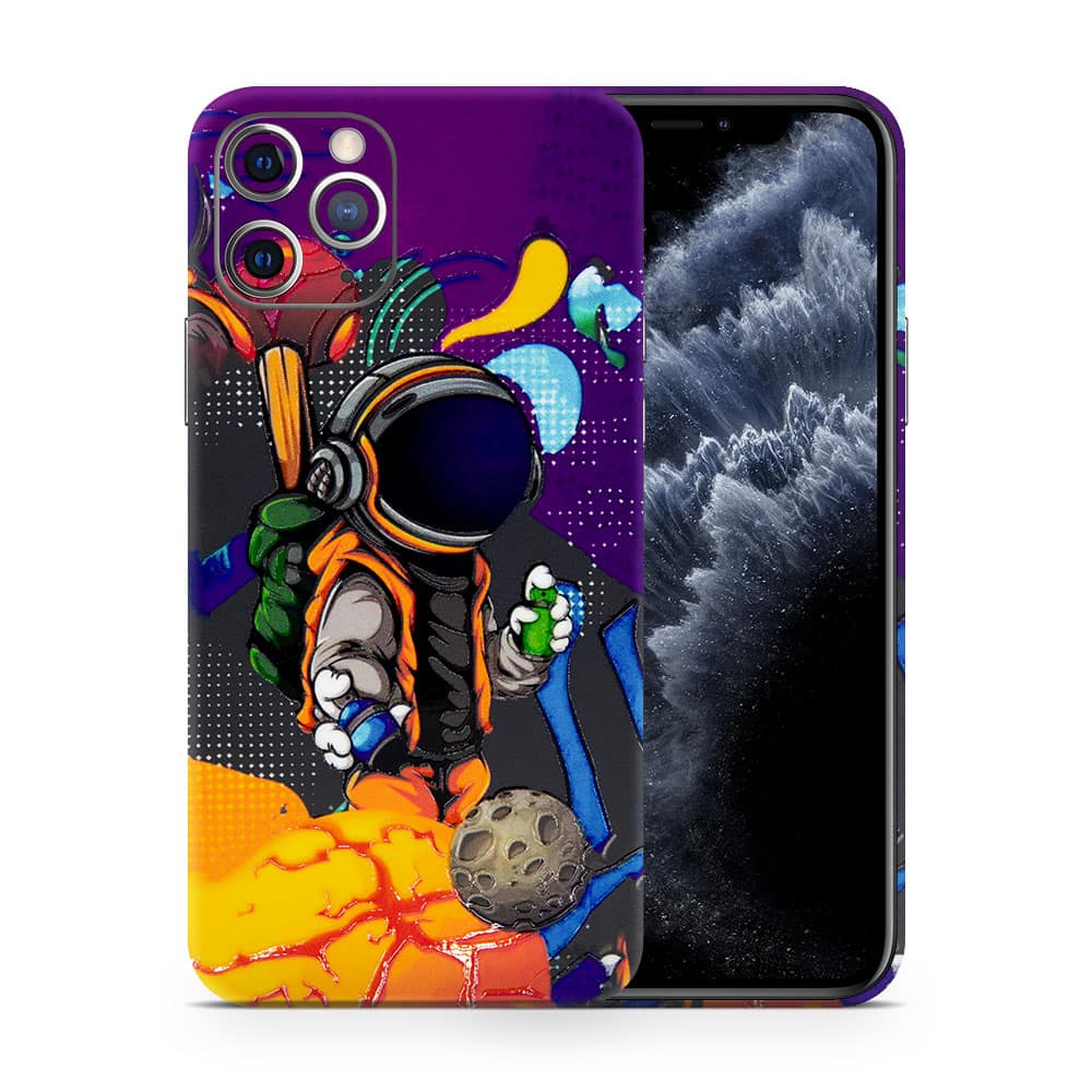 Iphone 11 pro space doodler 3d skin wrapitskin