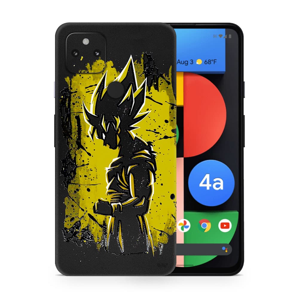 Pixel 4a 5g goku spirit 3d skin wrapitskin
