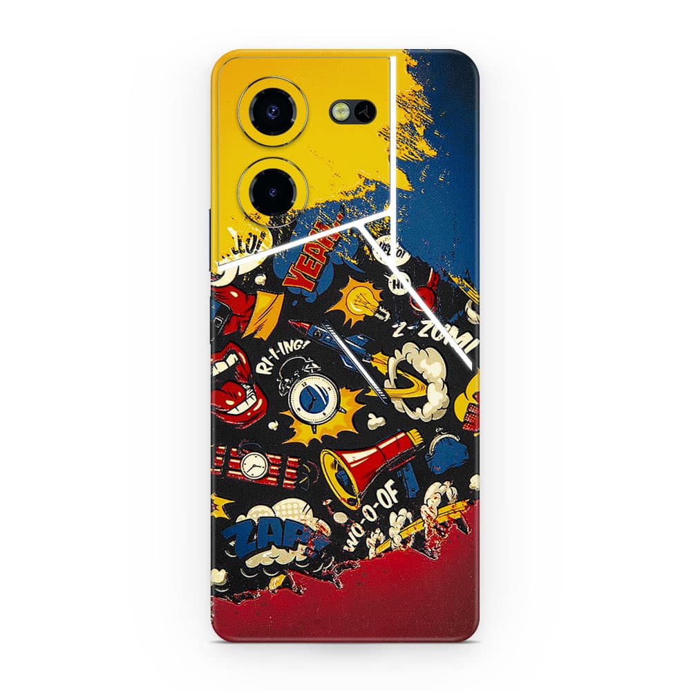 Pova 5 pro 5g pop art 3d skin wrapitskin