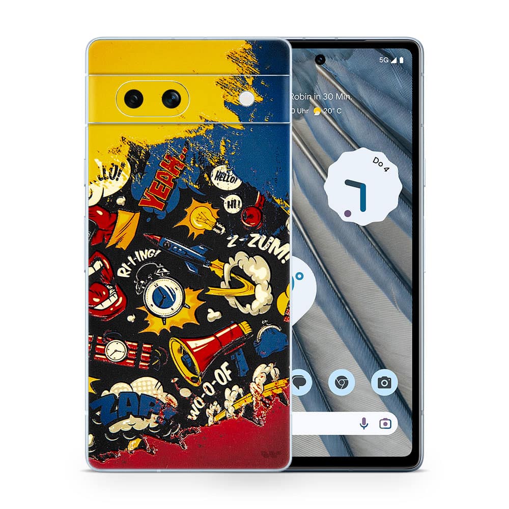 Pixel 7a pop art 3d skin wrapitskin