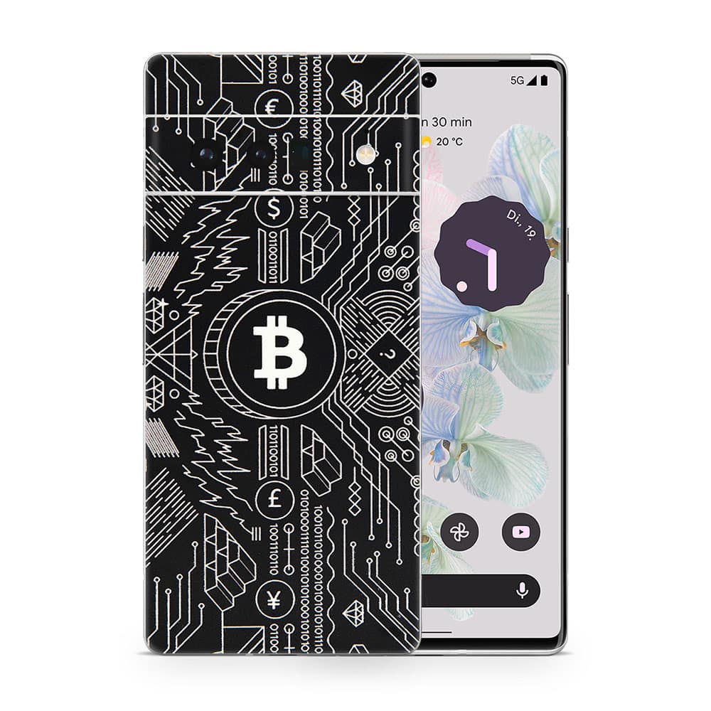 Pixel 6 pro bitcoin 3d skin wrapitskin