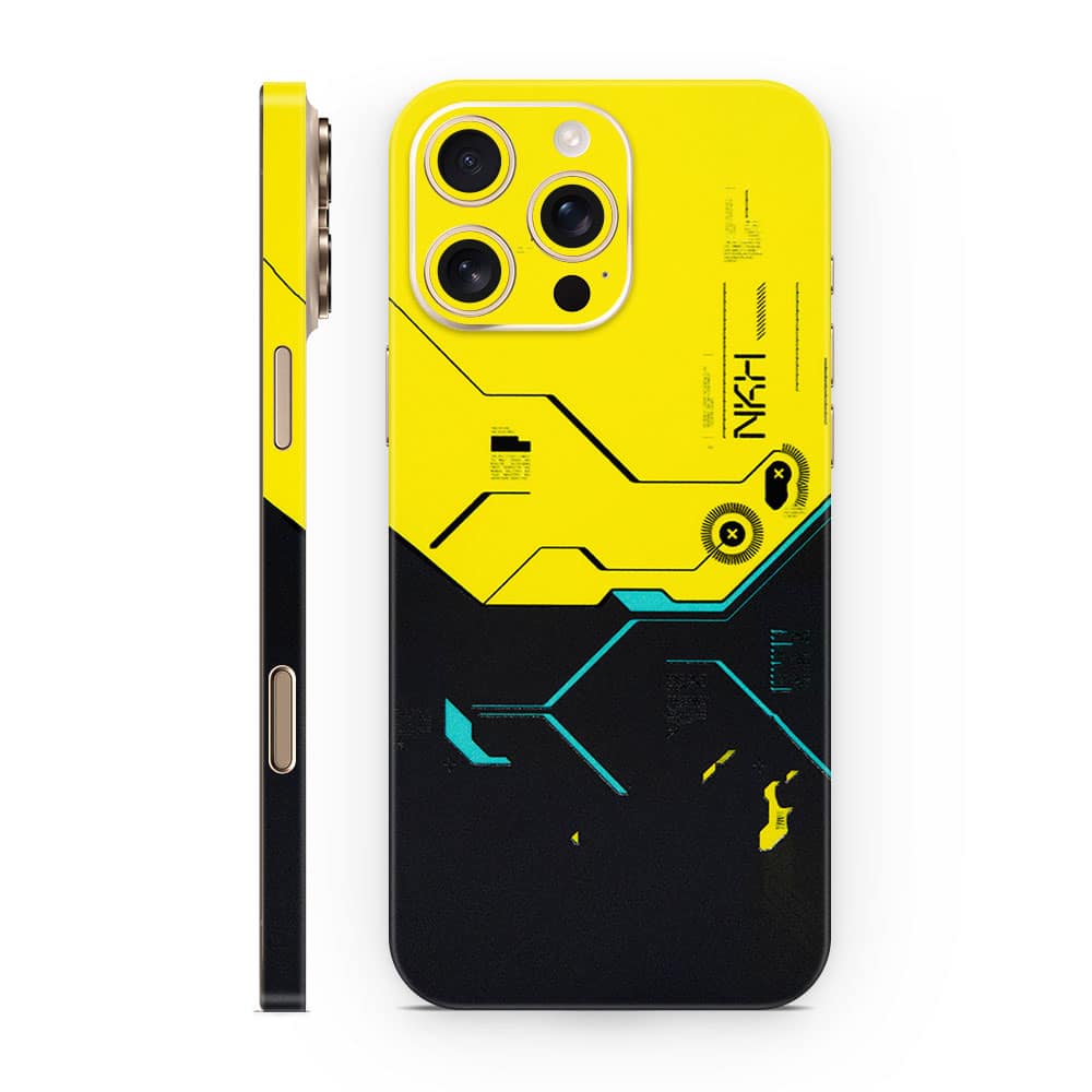 Iphone 16 pro max cyberpunk city 3d skin wrapitskin