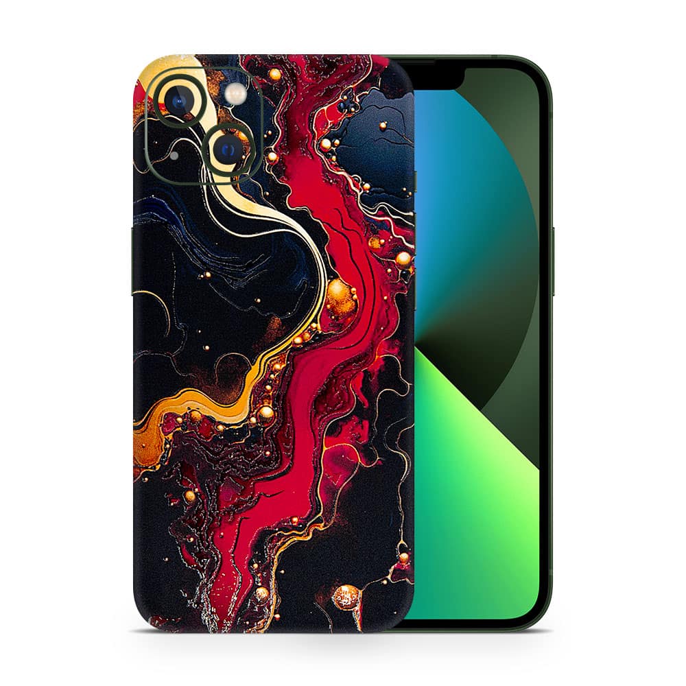 Iphone 13 volcanic vibe 3d skin wrapitskin