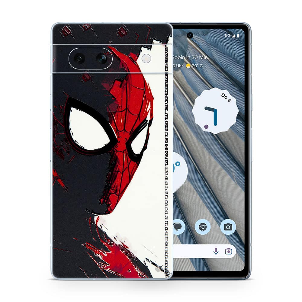 Pixel 7a symbiote surprise 3d skin wrapitskin