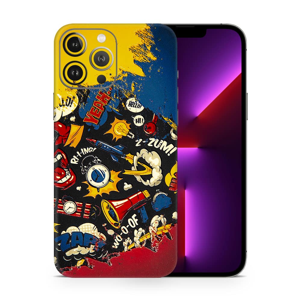 Iphone 13 pro max pop art 3d skin wrapitskin