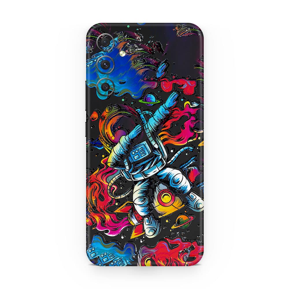 Galaxy a15 trippy astronaut 3d skin wrapitskin