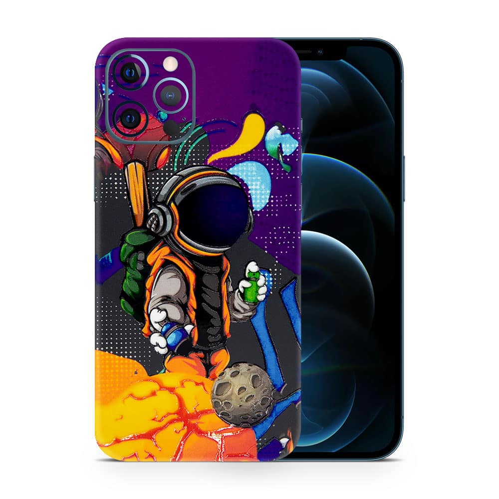 Iphone 12 pro max space doodler 3d skin wrapitskin