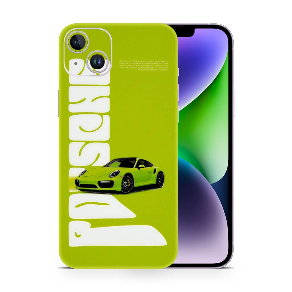 Iphone 14 plus 911 turbo 3d skin wrapitskin